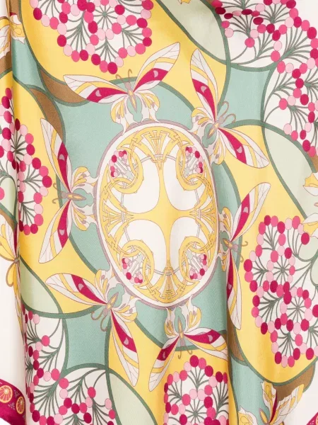 Grafic fular La Doublej de mătase cu imagine