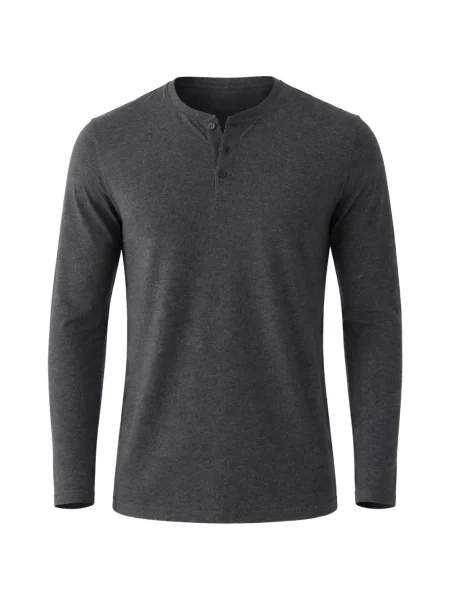 Tricou Patrick Assaraf lung gri