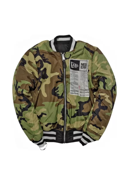 Reversibil geacă bomber New Era Cap negru