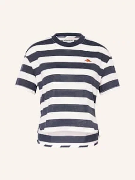 Café Du Cycliste Koszulka Kolarska Sandrine blau biała