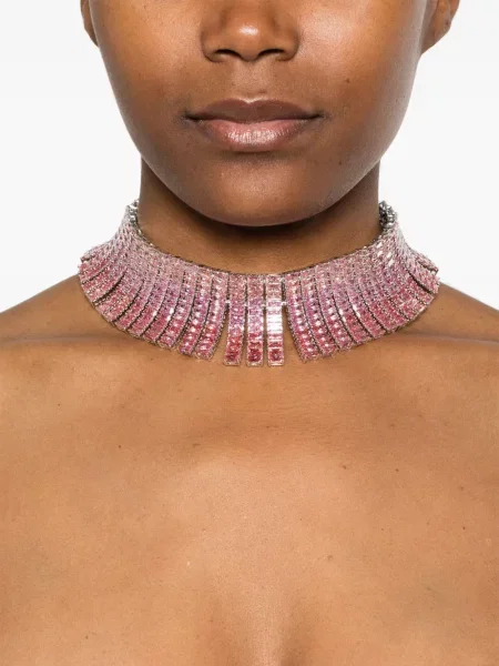 Colier Swarovski argintiu