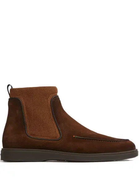 Botine Santoni din piele maro