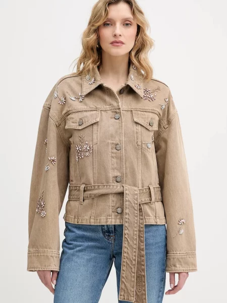 Pinko geacă jeans bej