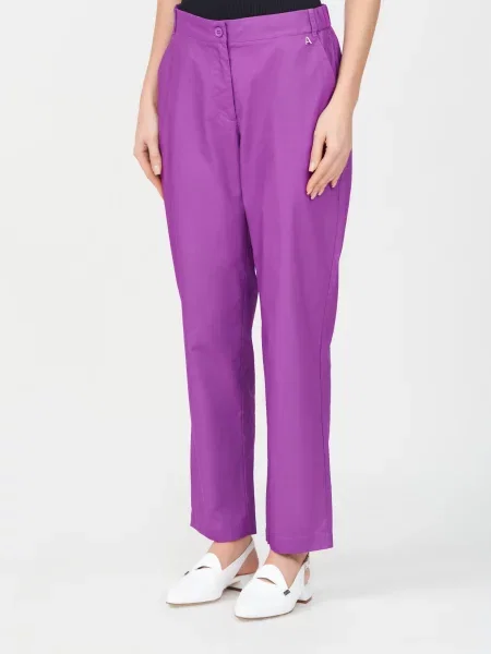 Брюки Twinset фиолетовые