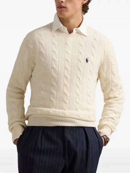 Tricou polo Polo Ralph Lauren cu autograf cu 5 buzunare în carouri gri