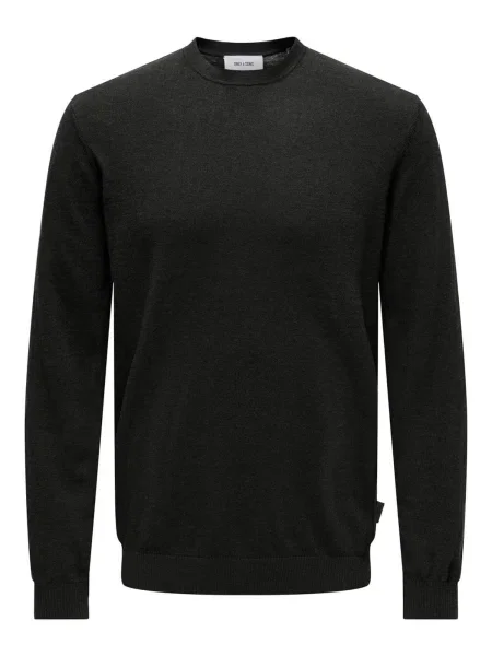 Only & Sons Pulover ONSLoui' negru