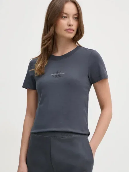 Calvin Klein Jeans tričko šedé