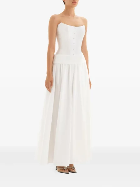 Rochie maxi Post Meridiem alb