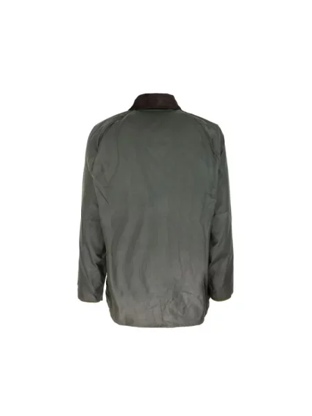 Lniana lekka kurtka Barbour zielona