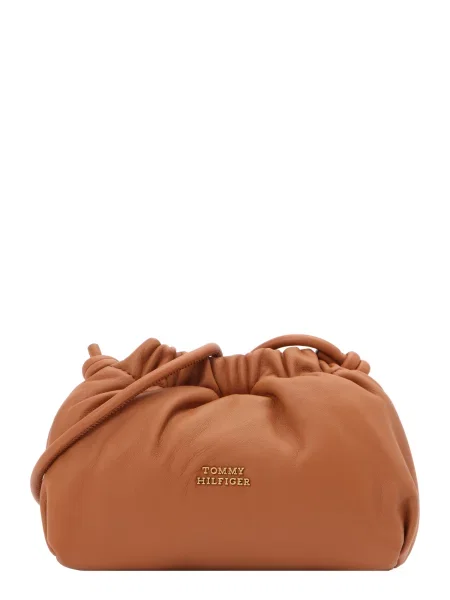 Tommy Hilfiger De piele geantă tip sac maro