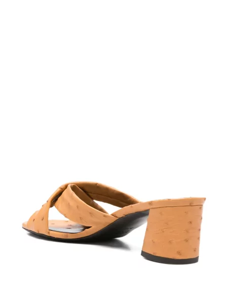 Sandale Khaite din piele maro