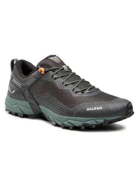 Turistiniai batai Salewa Ms Ultra Train 3 Raw Green/Black Out juoda