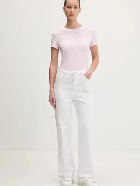 Tommy Jeans tričko růžové