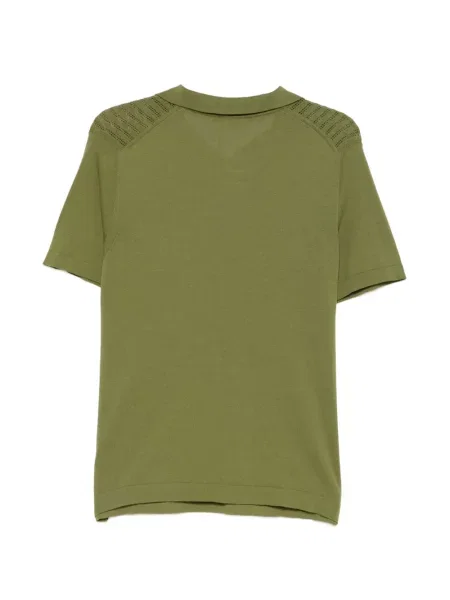 Gulerat tricou polo Cenere Gb verde