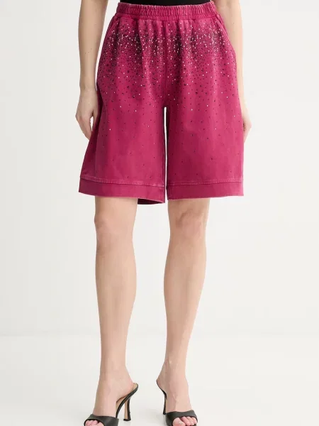 Liu Jo szorty dresowe różowe