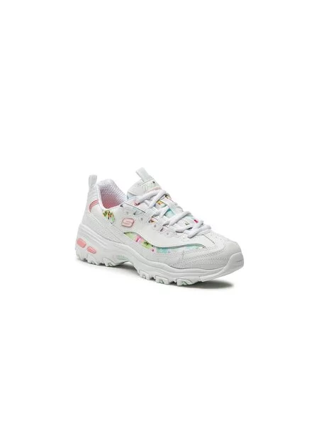 Sneakersy Skechers D'Lites-Blooming Fields bílá