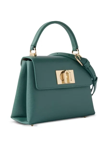 Шопинг чанта Furla с автограф зелено