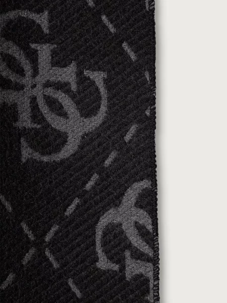 GUESS Fular gri negru