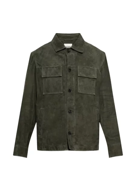 Geanta de piele Arma verde