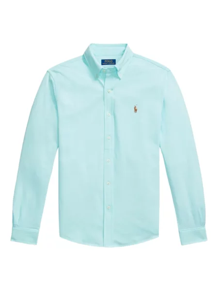 Pletene sportske kratke hlače Polo Ralph Lauren s printom bijela