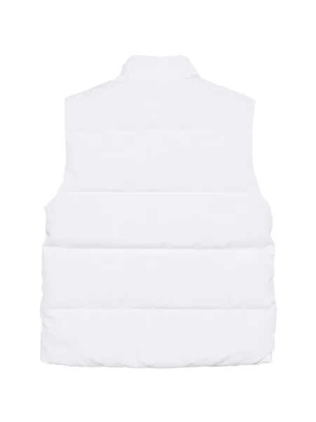 Matlasat vestă Canada Goose cu autograf alb