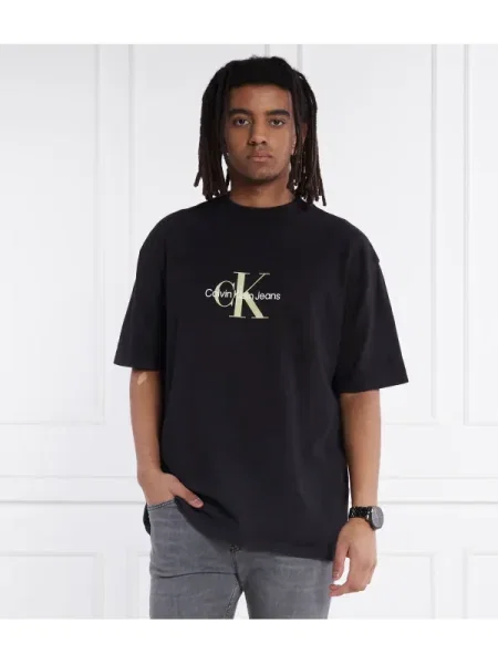 Calvin Klein Jeans Tricou ARCHIVAL MONOLOGO negru