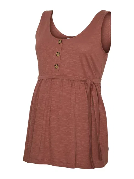 MAMALICIOUS Top MLEVI LIA pikčasto rjava