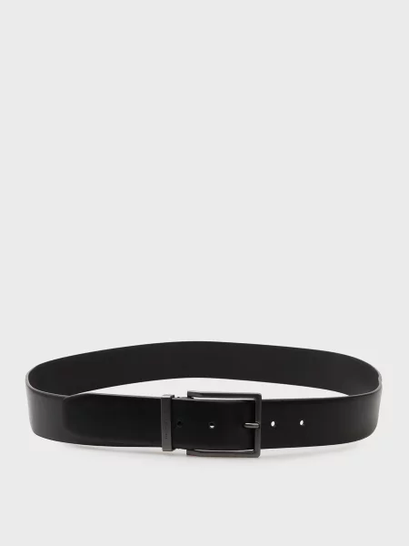 Кожаный ремень Tommy Hilfiger черный