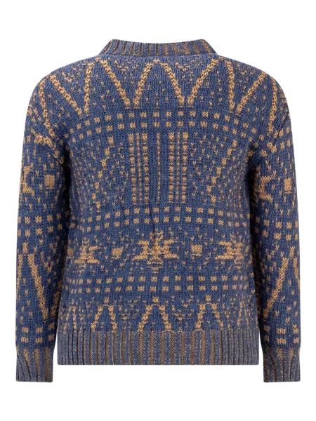 Sweter dziecięcy Golden Goose niebieski