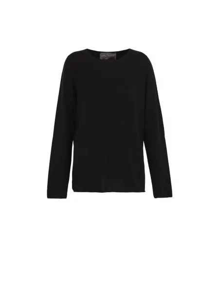 Sweter Cortana z kaszmiru czarny