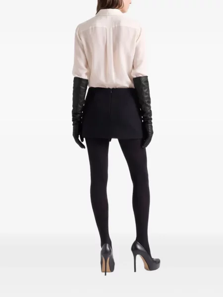 Scurt fusta mini 7 For All Mankind cu funde negru