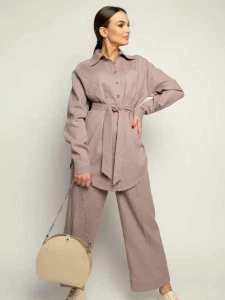 Лляні Кюлоти RiMari рожевий