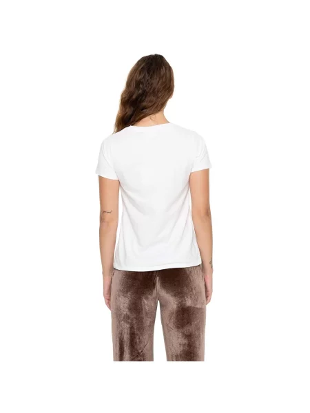 Scurt tricou Leone 1947 cu mâneci scurte alb