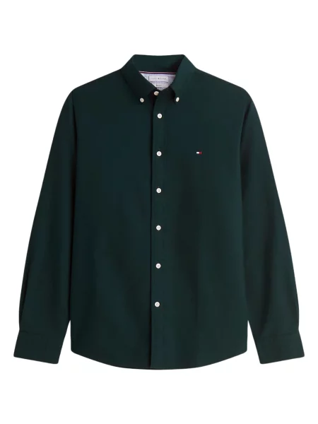 Tommy Hilfiger Cămașă Oxford verde