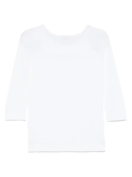 Top Bruno Manetti tricotate alb