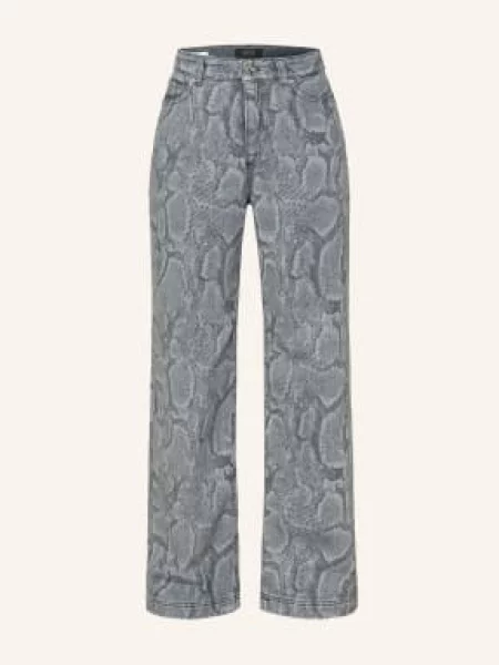 Marc Cain Džíny S Širokými Nohavicemi Wigan blue denim modré