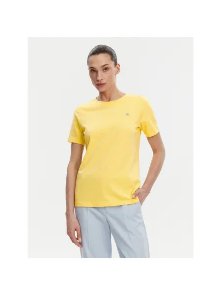 Tommy Hilfiger Póló Regular Fit sárga