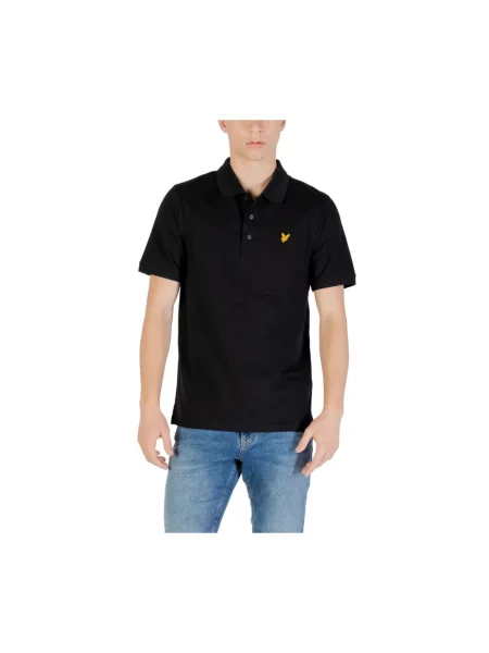 Koszulka polo Lyle & Scott czarna