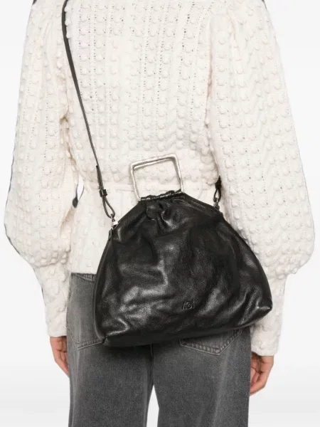 Geantă shopper Autentica 504 din piele negru