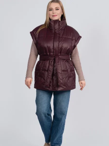 Утеплений жилет UVENTUM вишневий