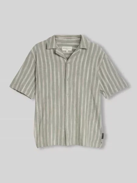 Koszula casualowa o kroju relaxed fit z mieszanki bawełny i lnu Tom Tailor Denim