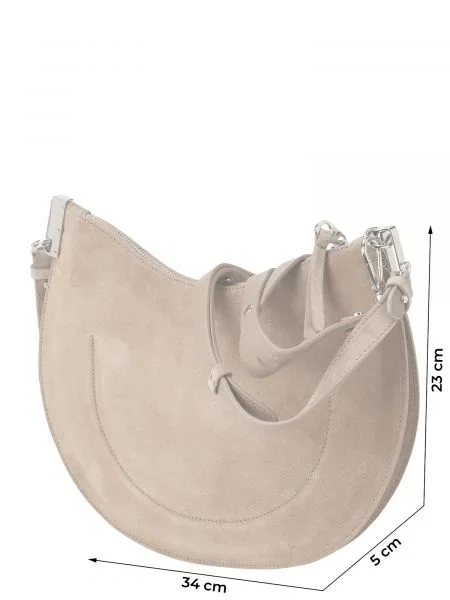 Coccinelle velúr táska COCCINELLESUNUP SUEDE E1 QKG 13 02 01 bézs