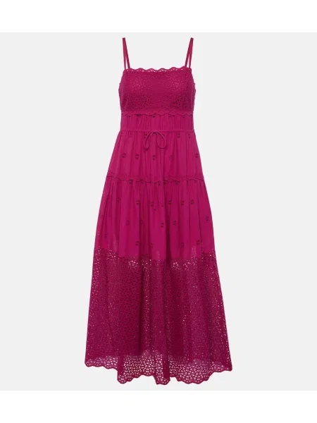 Maksi obleka Ulla Johnson rdeča