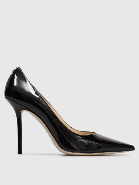 Кожаные лаковые туфли Jimmy Choo черные