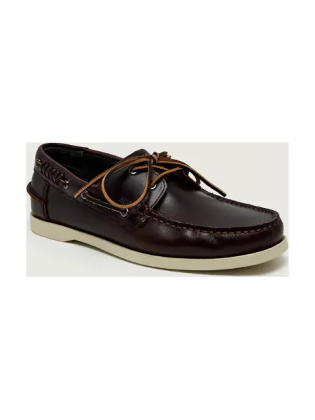 HUGO De piele mocasini Darcy_boat_lt maro