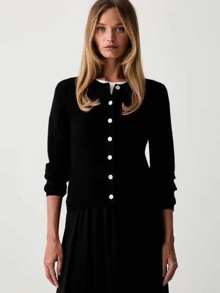 MICHAEL Michael Kors cardigan pentru femei cu lână negru