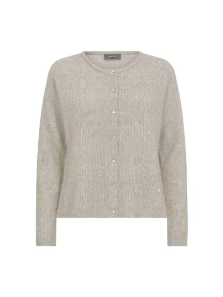 Sweter Mos Mosh wełniany szary