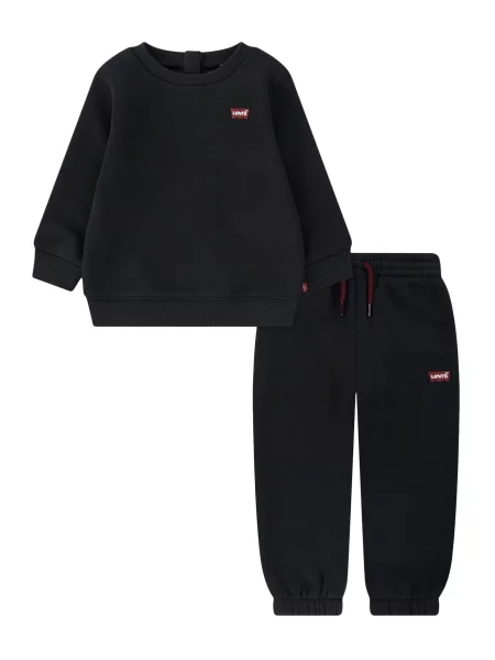 Levi's tepláková súprava dojčenská s bavlnou HOODIE & JOGGER SET čierna