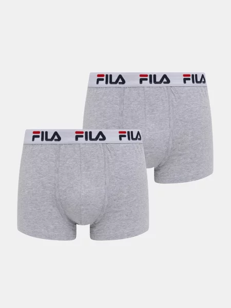 Fila přiléhavé boxerky s bavlnou šedé