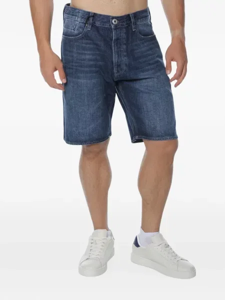 Szorty jeansowe G-star Raw niebieskie